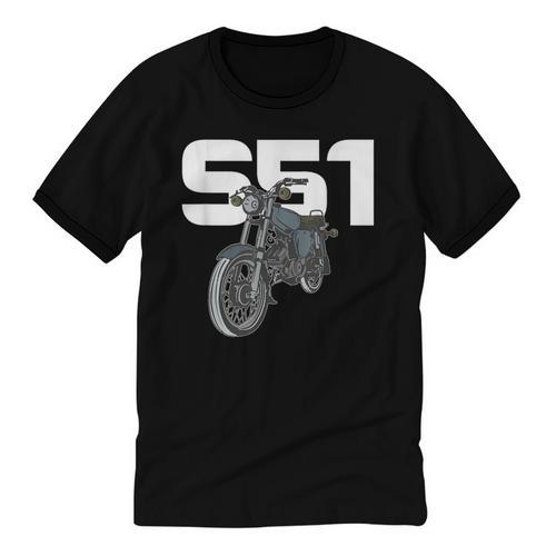 Retro Simme Moped Nostalgia Eastern Block Schwalbe Driver DDR Unisex Cotton Ringer T-Shirt - Figerry