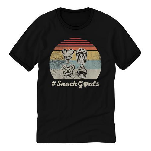 Retro Snack Goals Icon Nostalgia Unisex Cotton Ringer T-Shirt - Figerry
