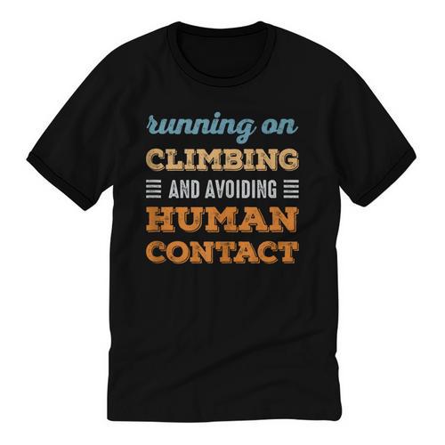 Running On Climbing Social Introvert Humor Vintage Unisex Cotton Ringer T-Shirt - Raresse
