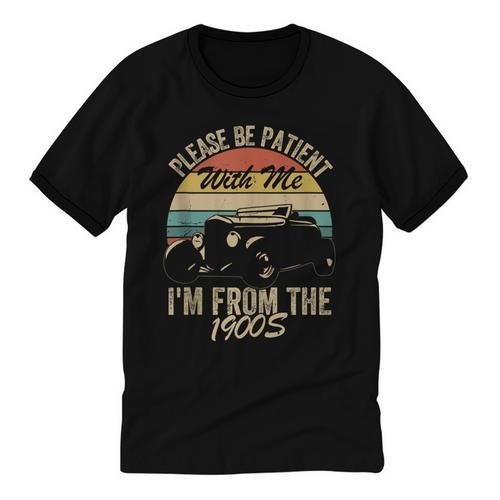 Sarcasm Retro Please Be Patient With Me I'm From The 1900s Unisex Cotton Ringer T-Shirt - Figerry