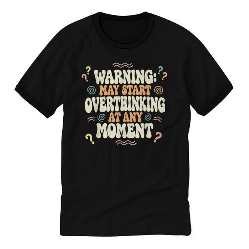 Sarcastic For Deep Thinkers Introverts Groovy Unisex Cotton Ringer T-Shirt - Raresse