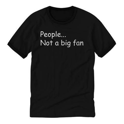 Sarcastic Introvert People Not A Big Fan Unisex Cotton Ringer T-Shirt - Raresse