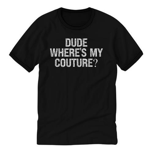 Sarcastic Nostalgia – Dude Where's My Couture Unisex Cotton Ringer T-Shirt - Figerry