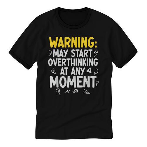 Sarcastic Saying For Overthinkers Introverts Unisex Cotton Ringer T-Shirt - Raresse