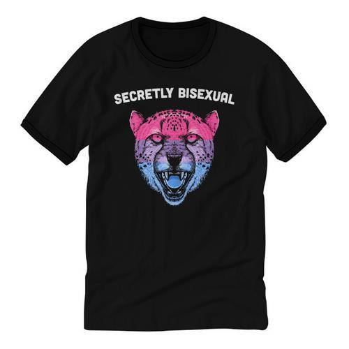 Secretly Bisexual Bi Introvert Bi Pride Antisocial LGBTQ Unisex Cotton Ringer T-Shirt - Raresse