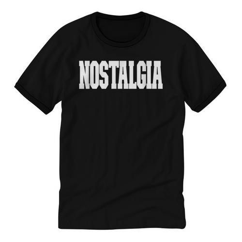 Shirt That Says Nostalgia For Men Women & Kids Unisex Cotton Ringer T-Shirt - Figerry