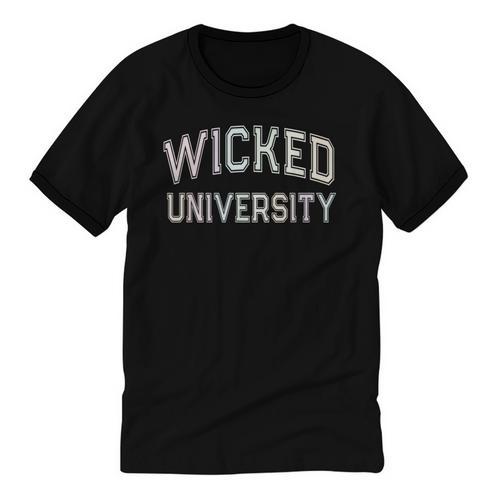 Silly WICKED UNIVERSITY Introvert Salem 1692 Senior 2025 Unisex Cotton Ringer T-Shirt - Raresse
