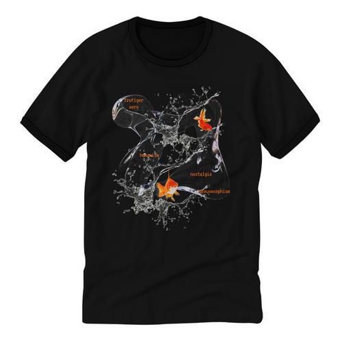 Splash Water Frutiger Aero Y2K Style Clownfish Unisex Cotton Ringer T-Shirt - Figerry