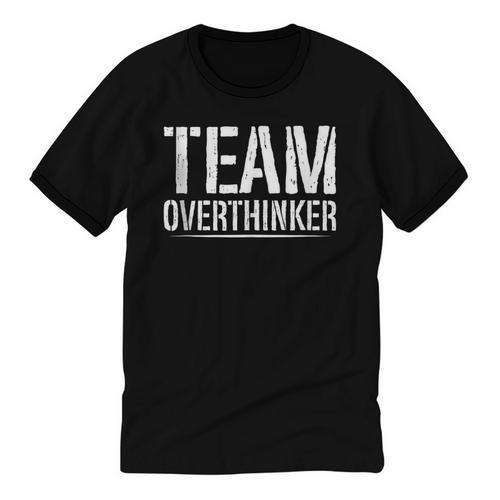 Team Overthinker Introvert Unisex Cotton Ringer T-Shirt - Raresse