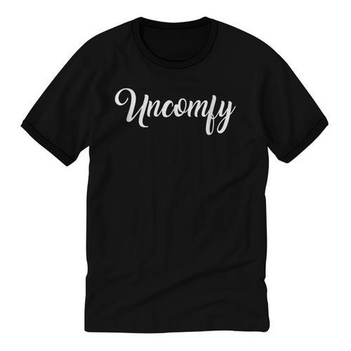 Uncomfy Uncomfortable Introvert Love Is Blind Quote Unisex Cotton Ringer T-Shirt - Raresse