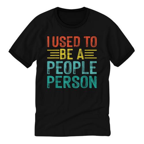 I Used To Be A People Person I Introvert Unisex Cotton Ringer T-Shirt - Raresse