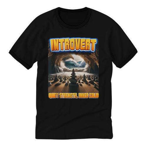 World Introvert Day Quiet Strength Inner Calm Unisex Cotton Ringer T-Shirt - Raresse