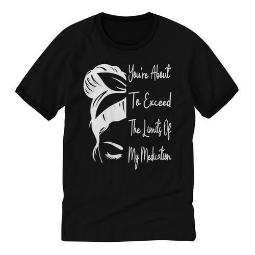 You'Re About To Exceed The Limits Of My Medication Introvert Unisex Cotton Ringer T-Shirt - Raresse