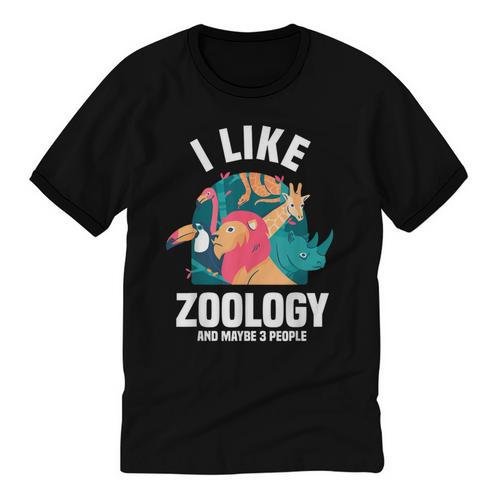 Zoologist Scientist Wildlife Biologist Zoology Introverted Unisex Cotton Ringer T-Shirt - Raresse