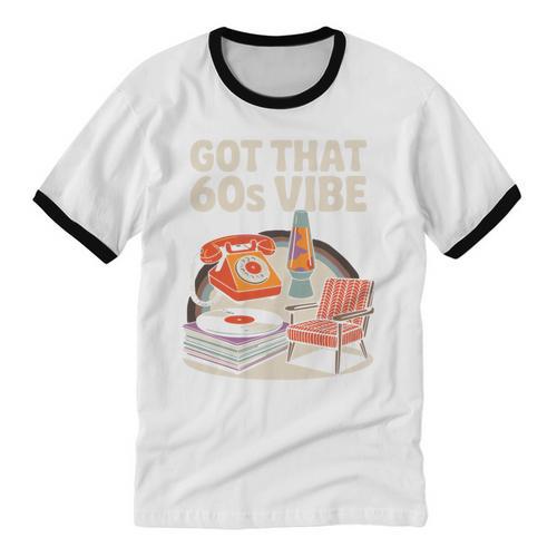 1960s 60s Reunion Nostalgia Memories Music School Grew Up Premium Tri-Blend Unisex Cotton Ringer T-Shirt - Figerry
