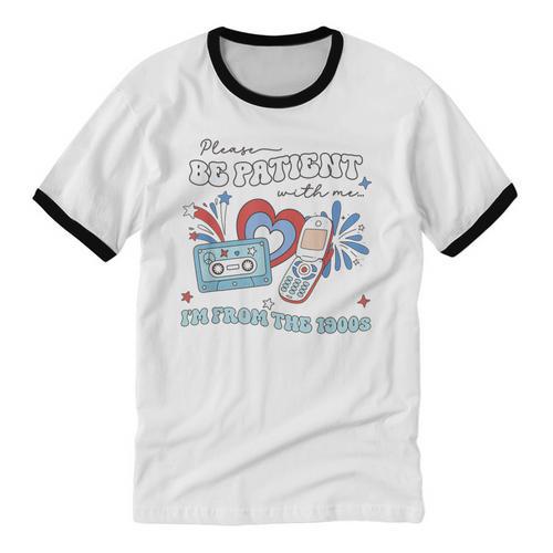 4th Of July Please Be Patient With Me I'm From The 1900s For Women Men Unisex Cotton Ringer T-Shirt - Figerry