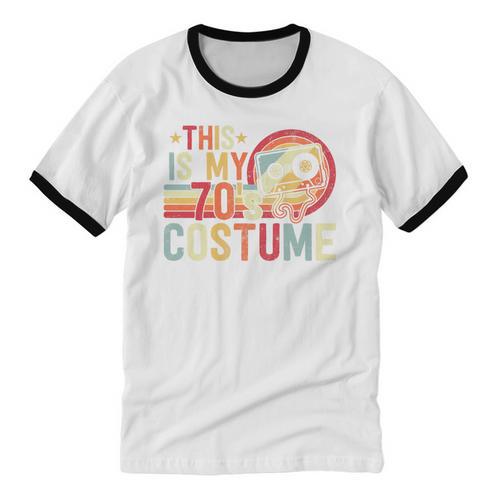 This Is My 70's Costume Retro Style Nostalgia 1970s Vintage Premium Tri-Blend Unisex Cotton Ringer T-Shirt - Figerry