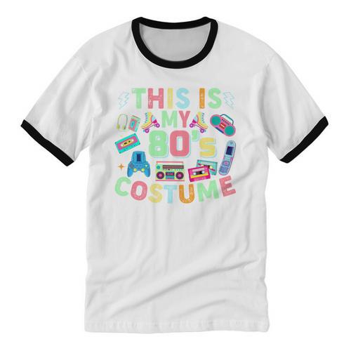 This Is My 90s Costume Mixtape Era Outfits Nostalgia 1990s Premium Tri-Blend Unisex Cotton Ringer T-Shirt - Figerry