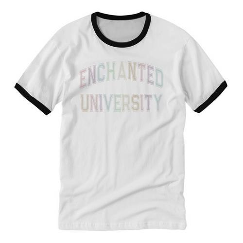 Anti Social ENCHANTED UNIVERSITY Introvert Stay Away Unisex Cotton Ringer T-Shirt - Raresse
