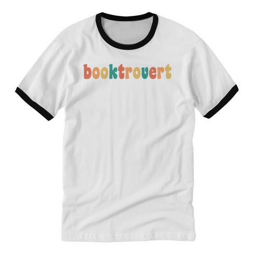 Book Lovers Introverted Bookworm Reading Booktrovert Unisex Cotton Ringer T-Shirt - Raresse