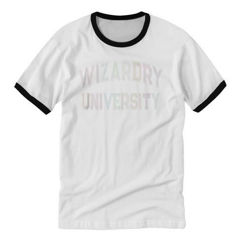 Crazy Antisocial WIZARDRY UNIVERSITY Introvert Don't Call Me Unisex Cotton Ringer T-Shirt - Raresse