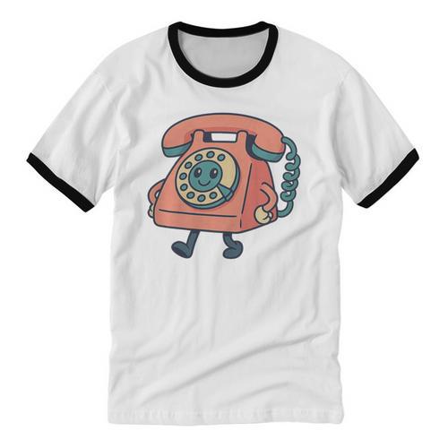 Dial It Back Retro Tech Nostalgia Vintage Premium Tri-Blend Unisex Cotton Ringer T-Shirt - Figerry