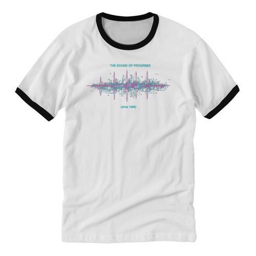 DIAL UP Modem Sound Of Progress 1996 Gen X Tech Nostalgia Premium Tri-Blend Unisex Cotton Ringer T-Shirt - Figerry