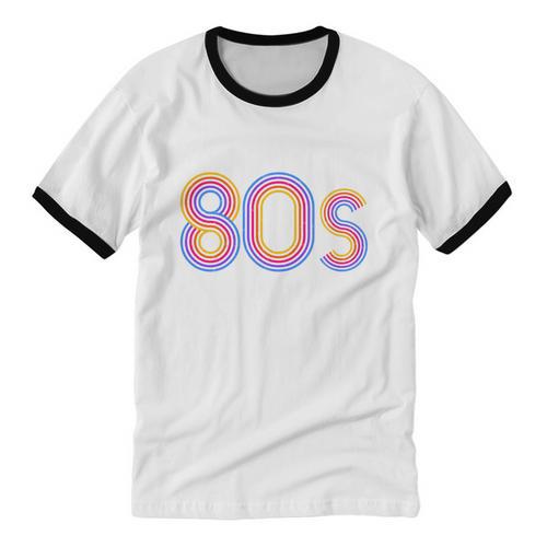 I'd Rather Be In The 80s Iconic Music Nostalgia Vintage Unisex Cotton Ringer T-Shirt - Figerry