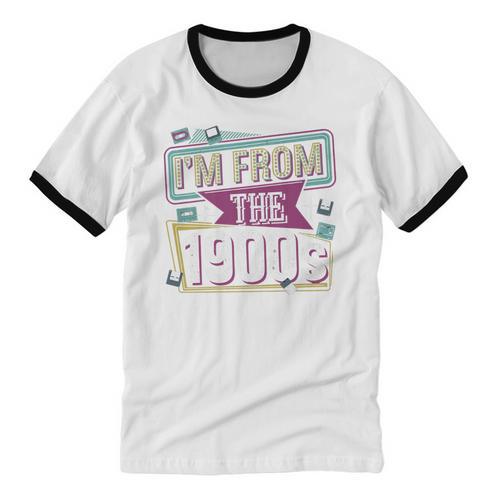 I'm From The 1900s Premium Unisex Cotton Ringer T-Shirt - Figerry