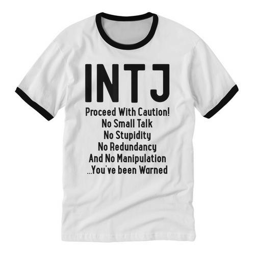 INTJ Rules Architect Personality Type Introvert Unisex Cotton Ringer T-Shirt - Raresse