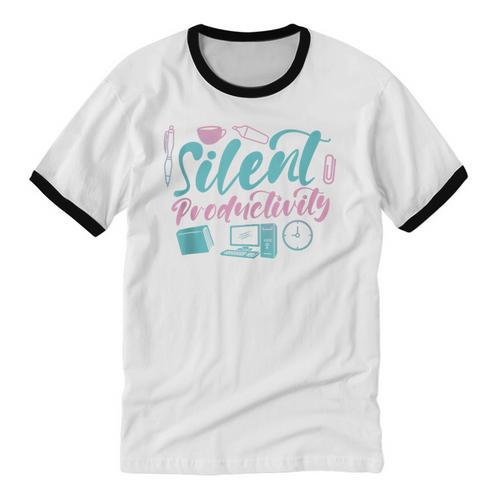 Introvert Office Staff Secretary Administrative Assistant Unisex Cotton Ringer T-Shirt - Raresse