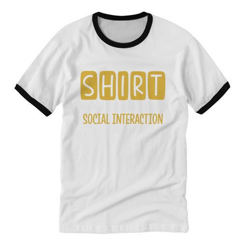 Introvert Quote Motivational For Men Women Kids Unisex Cotton Ringer T-Shirt - Raresse