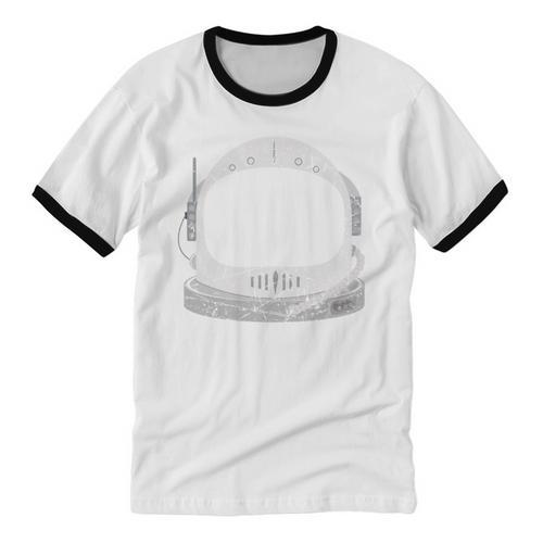 Introvert Space Helmet I Need Space Men Women Unisex Cotton Ringer T-Shirt - Raresse