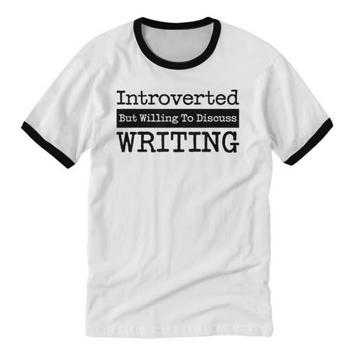 Introverted But Willing To Discuss Writing Cool & Unisex Cotton Ringer T-Shirt - Raresse