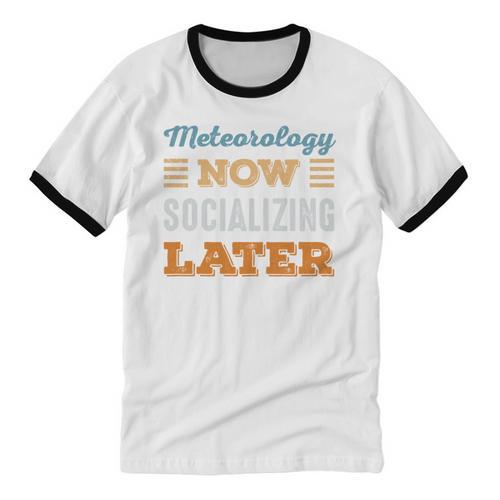 Meteorology Now Minimal Socializing Introvert Vintage Unisex Cotton Ringer T-Shirt - Raresse