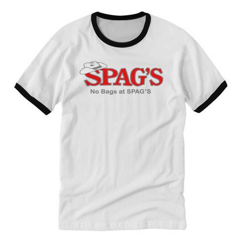 No Bags At SPAG'S Shrewsbury Defunct Store Nostalgia Vintage Premium Tri-Blend Unisex Cotton Ringer T-Shirt - Figerry