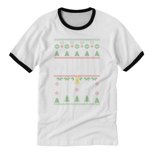 No Hugs Introvert Ugly Christmas Sweater Style Unisex Cotton Ringer T-Shirt - Raresse