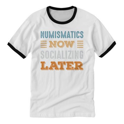 Numismatics Now Minimal Socializing Introvert Vintage Unisex Cotton Ringer T-Shirt - Raresse