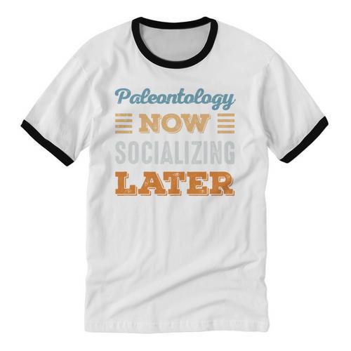 Paleontology Now Minimal Socializing Introvert Vintage Unisex Cotton Ringer T-Shirt - Raresse