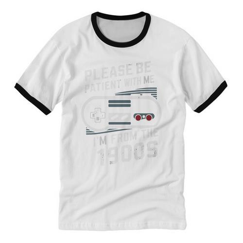 Please Be Patient I'm From The 1900s Father's Day Premium Unisex Cotton Ringer T-Shirt - Figerry