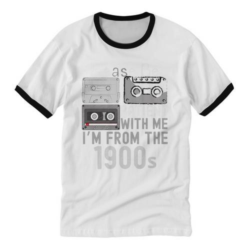 Please Be Patient With Me I'm From The 1900s Retired Fathers Premium Unisex Cotton Ringer T-Shirt - Figerry