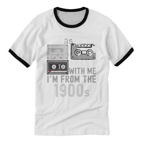 Please Be Patient With Me I'm From The 1900s Retired Fathers Unisex Cotton Ringer T-Shirt - Figerry