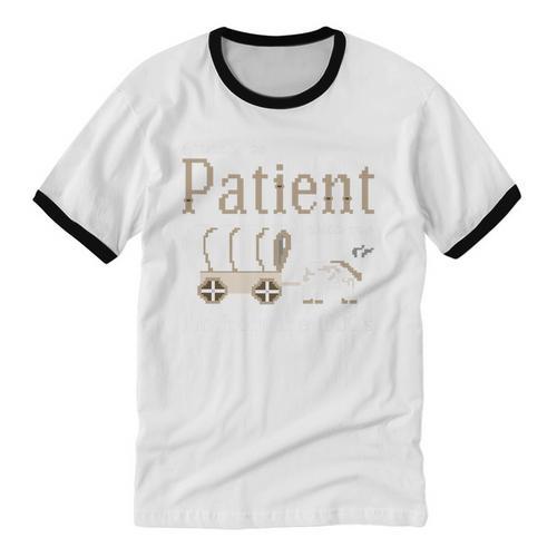 Please Be Patient With Me I'm From The 1900s Retro Gamer Premium Unisex Cotton Ringer T-Shirt - Figerry