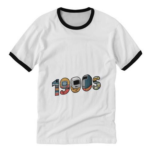 Please Be Patient I'm From The 1900s Vintage Tech Graphic Unisex Cotton Ringer T-Shirt - Figerry