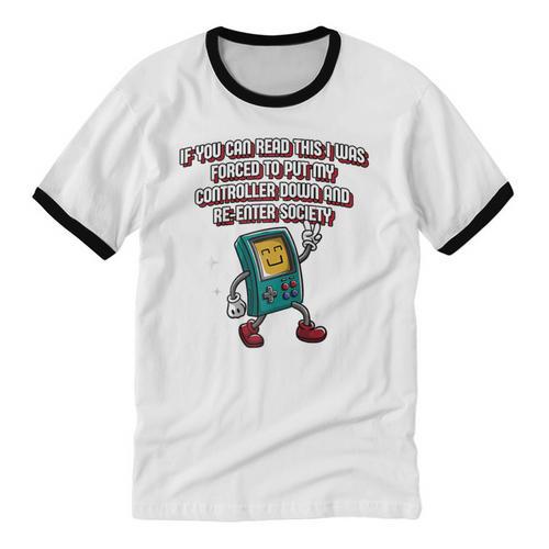 If You Can Read This Gamer Humor Gaming Introvert Raglan Baseball Tee Unisex Cotton Ringer T-Shirt - Raresse