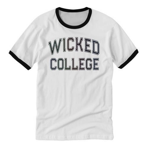 Retro Anti Social WICKED COLLEGE Introvert Stay Away From Me Unisex Cotton Ringer T-Shirt - Raresse