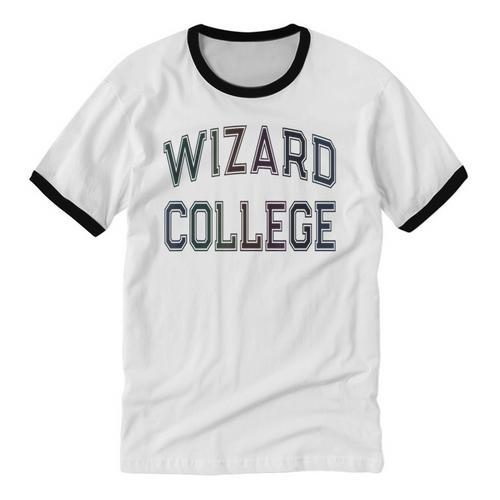 Retro Antisocial WIZARD COLLEGE Introvert Don't Call Me Unisex Cotton Ringer T-Shirt - Raresse