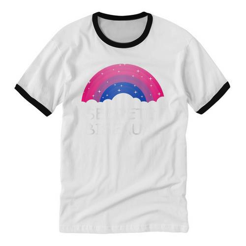 Secretly Bisexual Bi Introvert Bi Pride Antisocial LGBTQ Raglan Baseball Tee Unisex Cotton Ringer T-Shirt - Raresse
