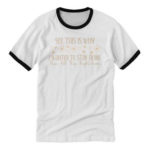 See This Is Why I Wanted To Stay Home Introvert Joke Unisex Cotton Ringer T-Shirt - Raresse