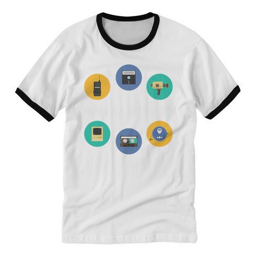 Throwback Thursday Never Forget Nostalgia 80's Retro Premium Tri-Blend T-Shirt Unisex Cotton Ringer T-Shirt - Figerry